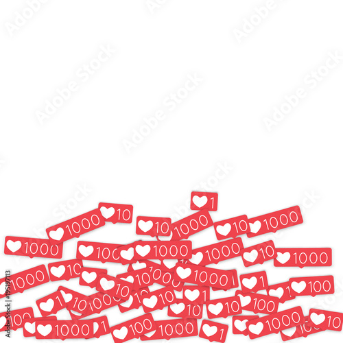 Social media counters.