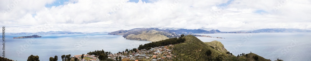 Isla del Sol on lake Titicaca in Bolivia