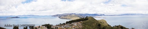 Isla del Sol on lake Titica...