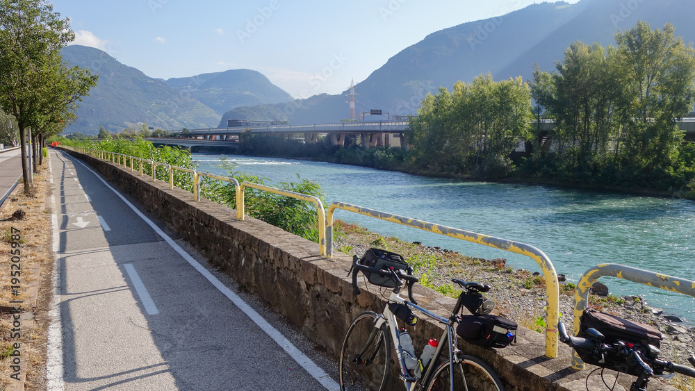 Obraz premium Etschradweg