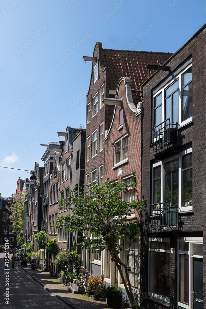 Ruhige Straße in Amsterdam