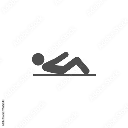 press icon.Element of popular fitness  icon. Premium quality graphic design. Signs, symbols collection icon for websites, web design,