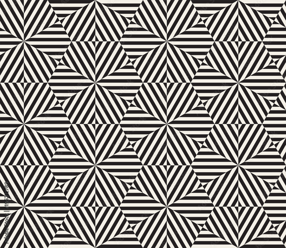 Vector seamless pattern. Modern stylish abstract texture. Repeating geometric tiles from striped elements i Vector seamless pattern. Modern stylish abstract texture. Repeating geometric tiles from striped elements i