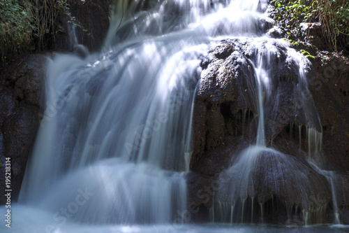 Waterfall at  monasterio de Piedra in Spain