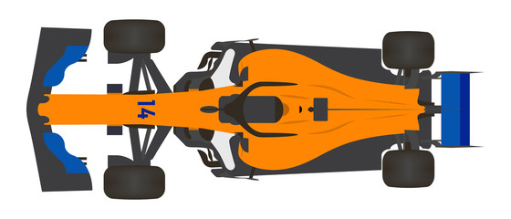 Ingelijste posters Formule 1 Formule 1 bolide op circuit  © pablofdezr