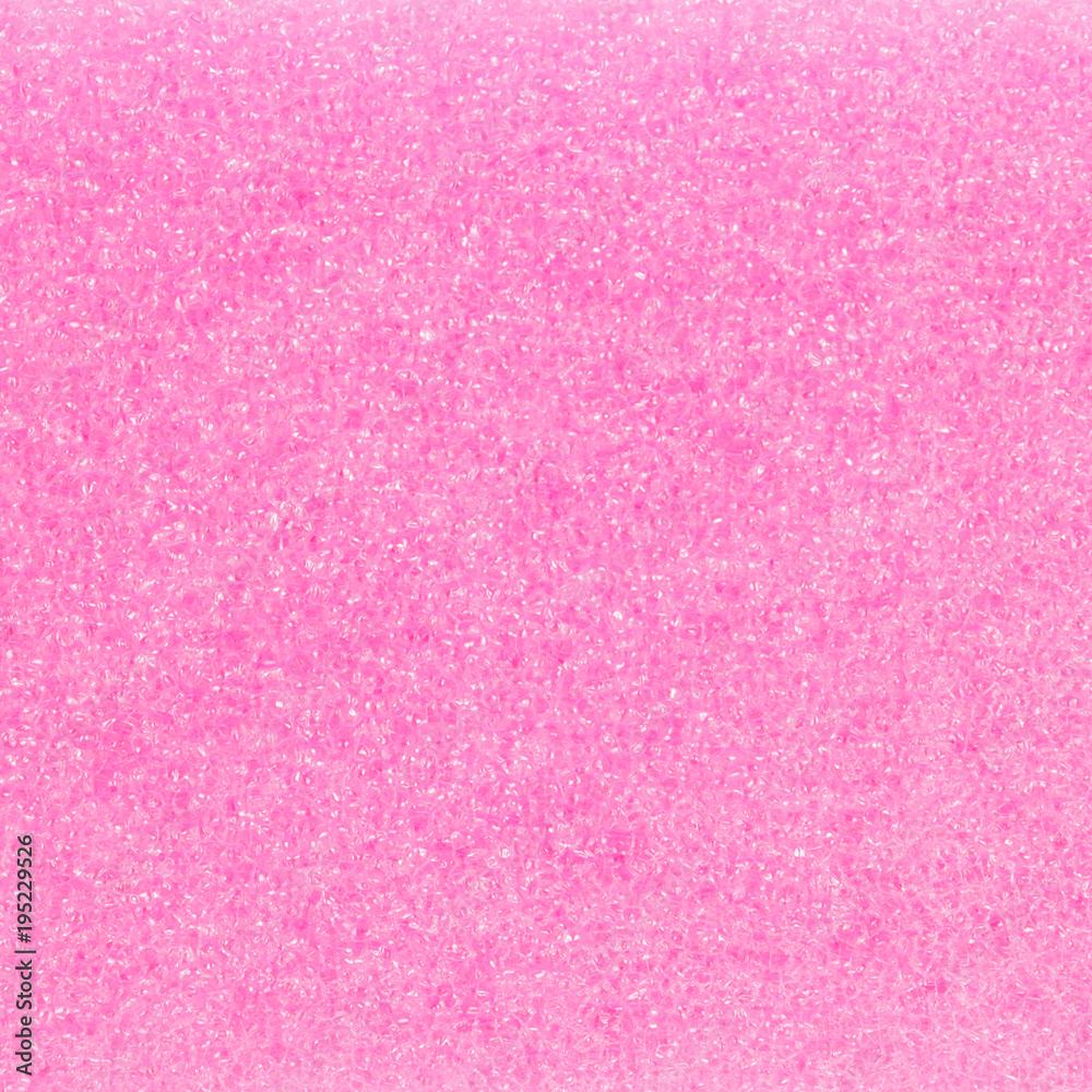 Fototapeta premium pink plastic packing material isolated on white