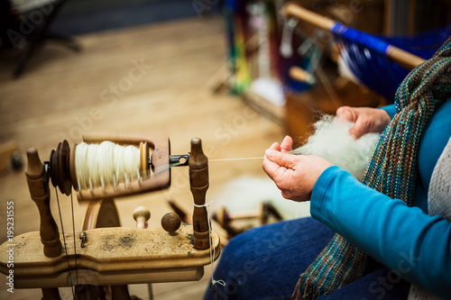 Fotografija Spinning Wool
