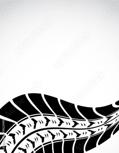 tire track background