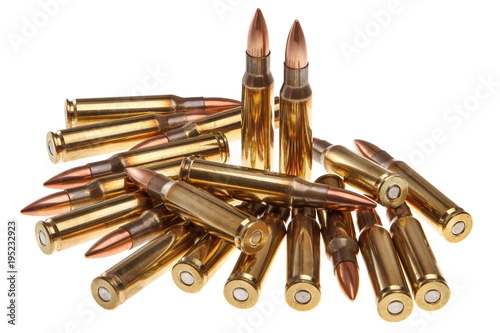 ammunition isolated on white Fototapeta