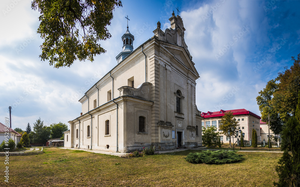 Catholic church, Kopychenci village, Ternopil region, Ukraine