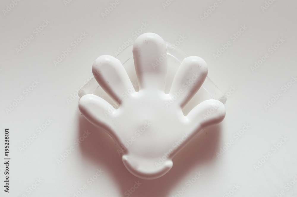 White Hand shape edge guard. White hand shape table edge guard for kids and toddler. Child protection White Hand shape edge guard. White hand shape table edge guard for kids and toddler. Child protection