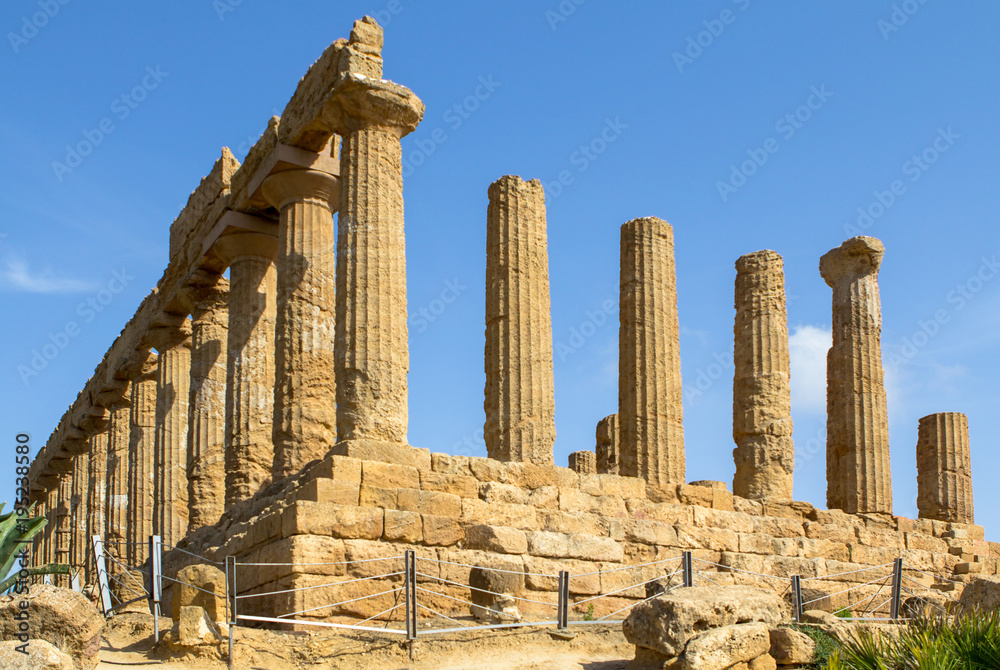 Temple of Juno in the Valley of the Temples, Agrigento, Italy