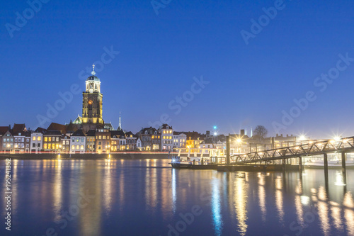 Obraz na płótnie Sky line Deventer Holland w salonie