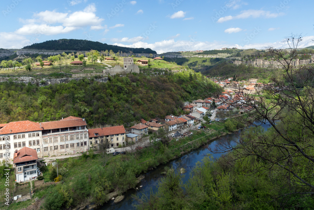 Panoramamic view of city of Veliko Tarnovo, Bulgaria