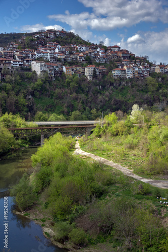 Panoramamic view of city of Veliko Tarnovo  Bulgaria