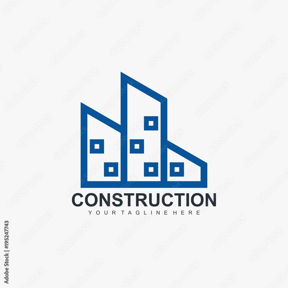 Home construction logo element.