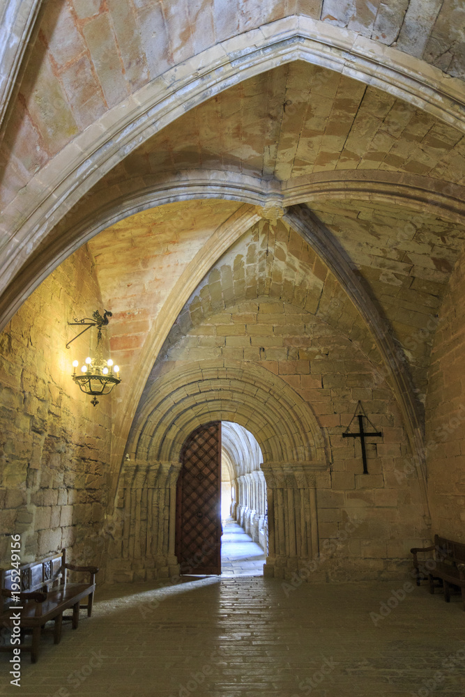 Poblet Monastery, in Catalonia in Spain