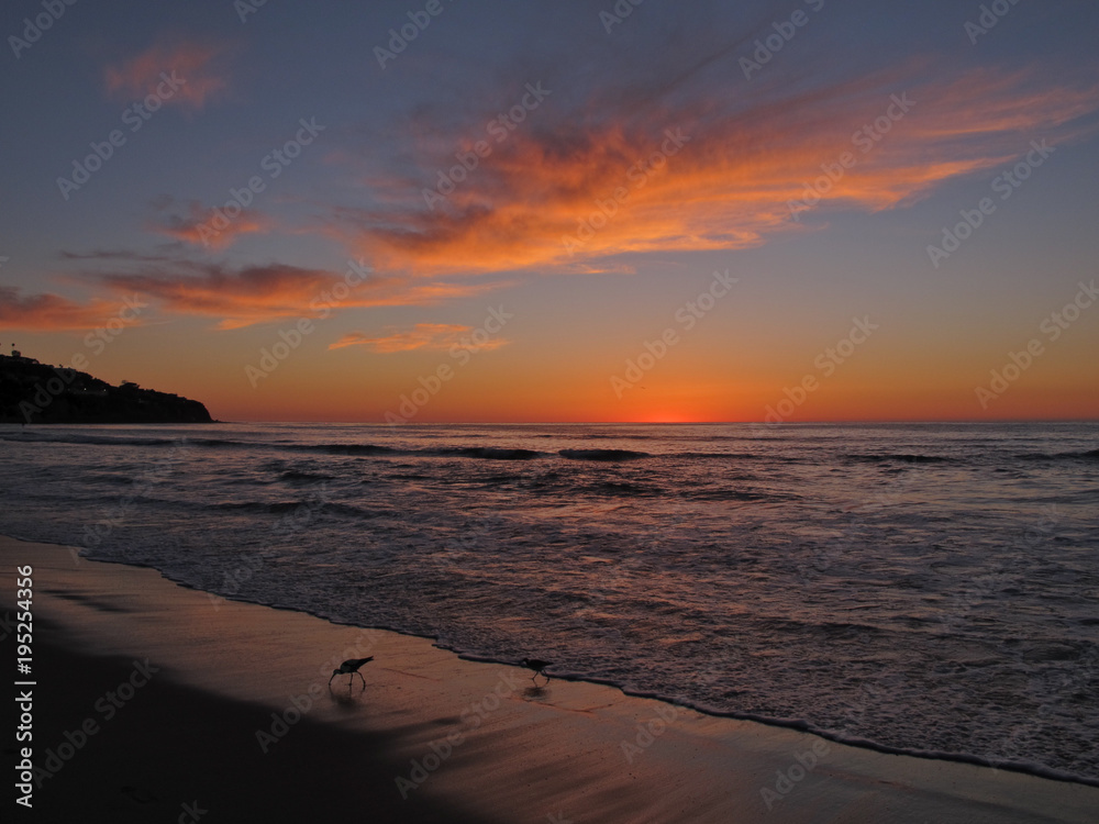 Sunset at Torrance Beach, Los Angeles, California