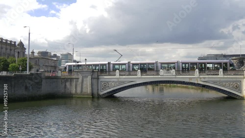 Wallpaper Mural A tram rolling on a bridge Torontodigital.ca