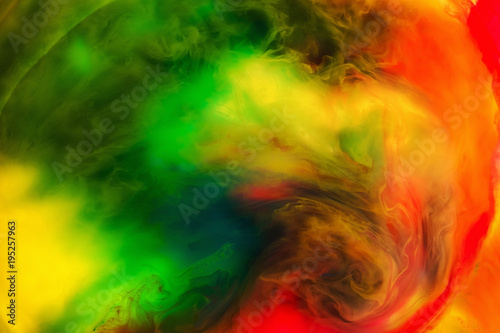 Acrylic colors and ink in water isolated multicolor background. Colorful Paint splash. Abstract background