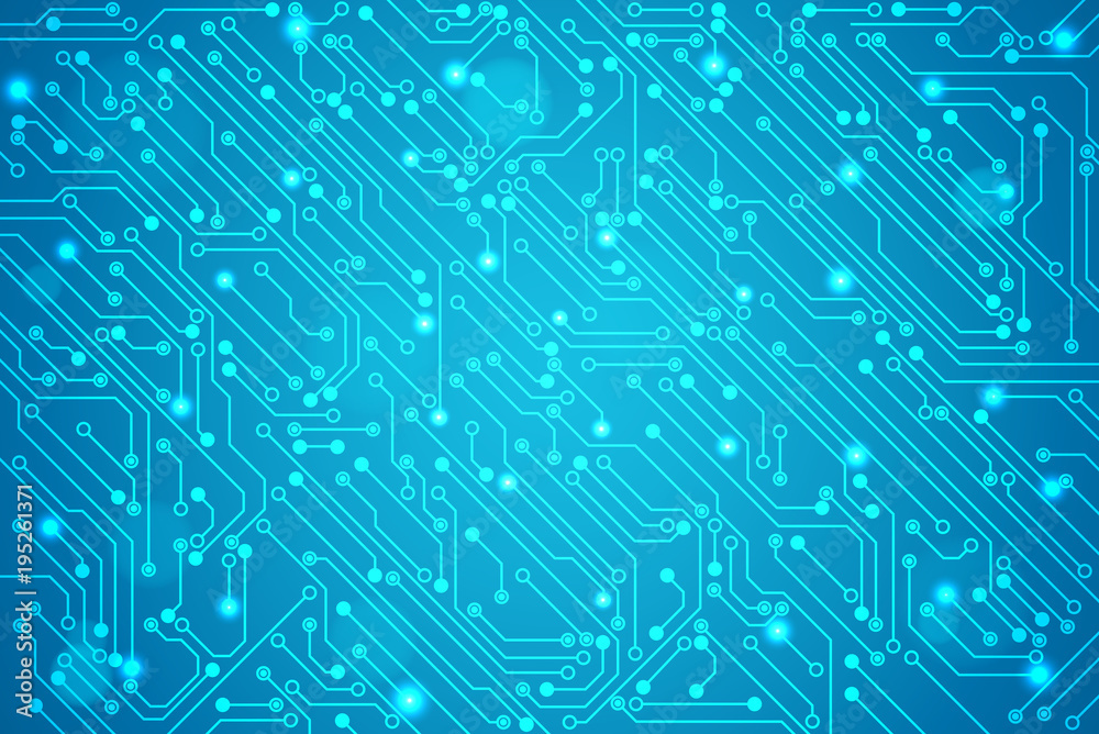 Abstract technology circuit board