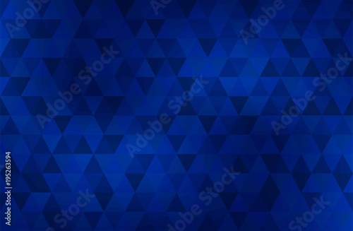 Seamless triangle pattern. Geometric abstract texture background. blue color. Vector illustration