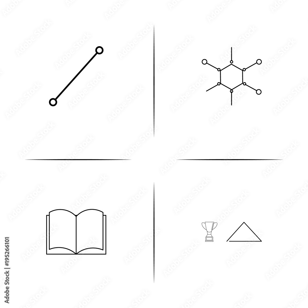 Education simple linear icon set.Simple outline icons Education simple linear icon set.Simple outline icons