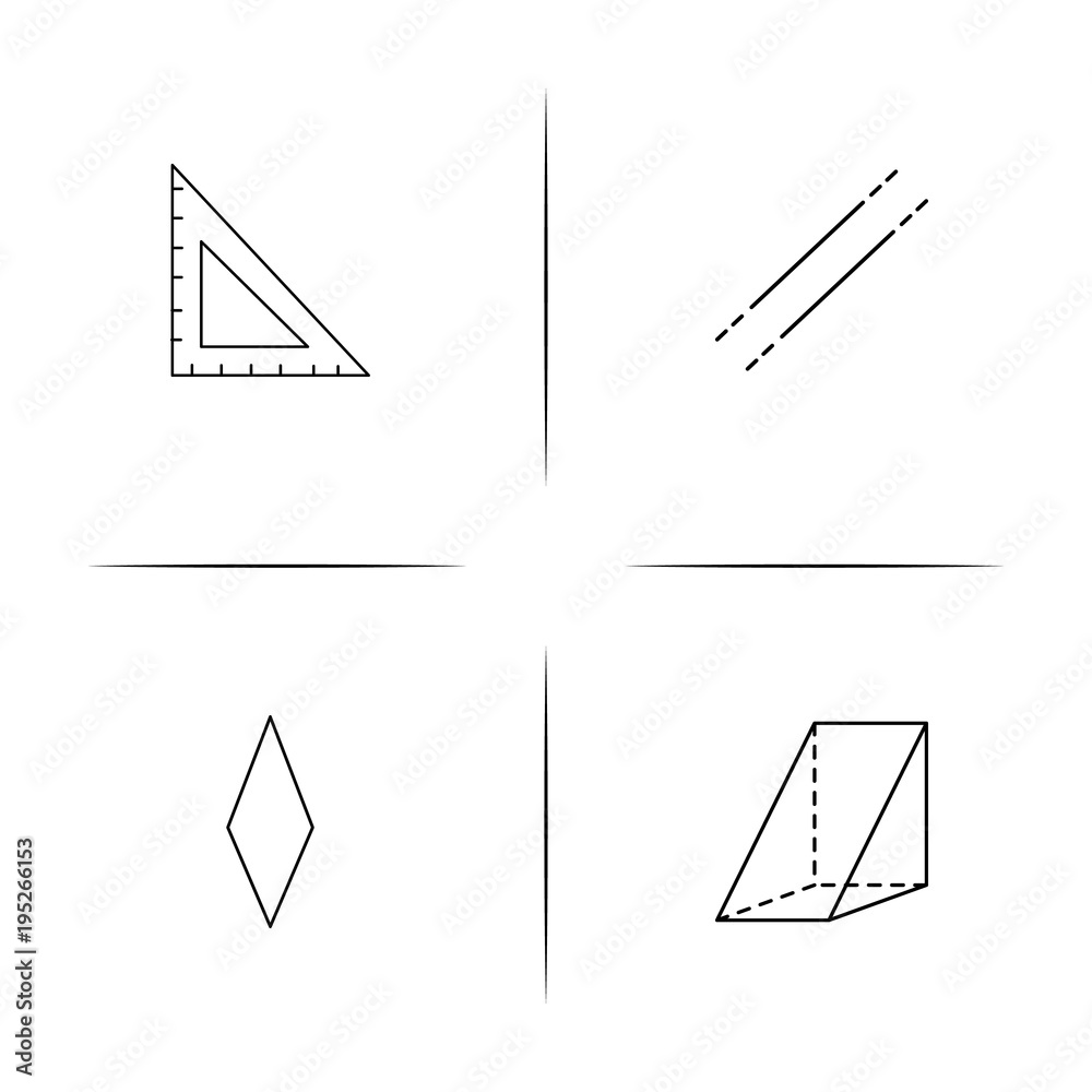 Education simple linear icon set.Simple outline icons Education simple linear icon set.Simple outline icons