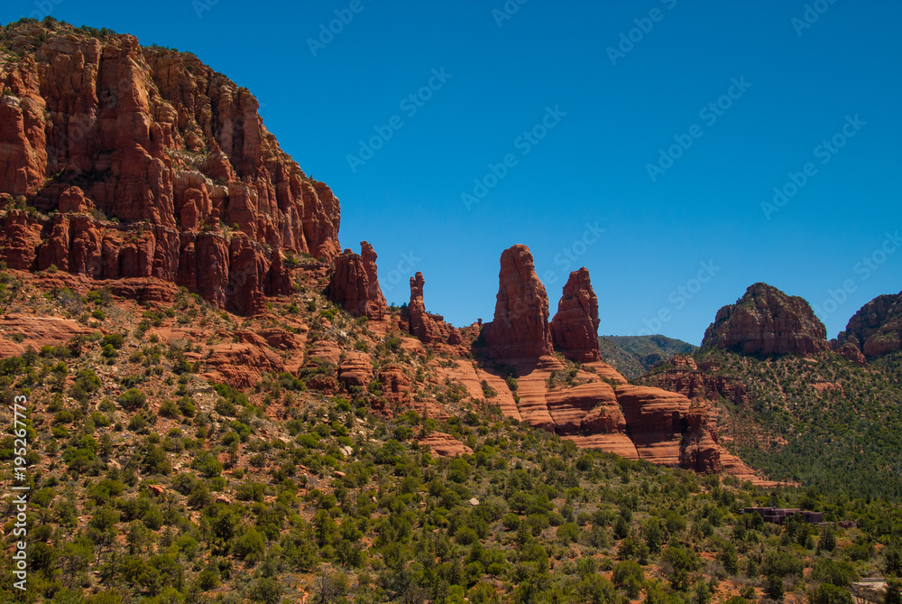 Rock formations near Sedona Arizona
