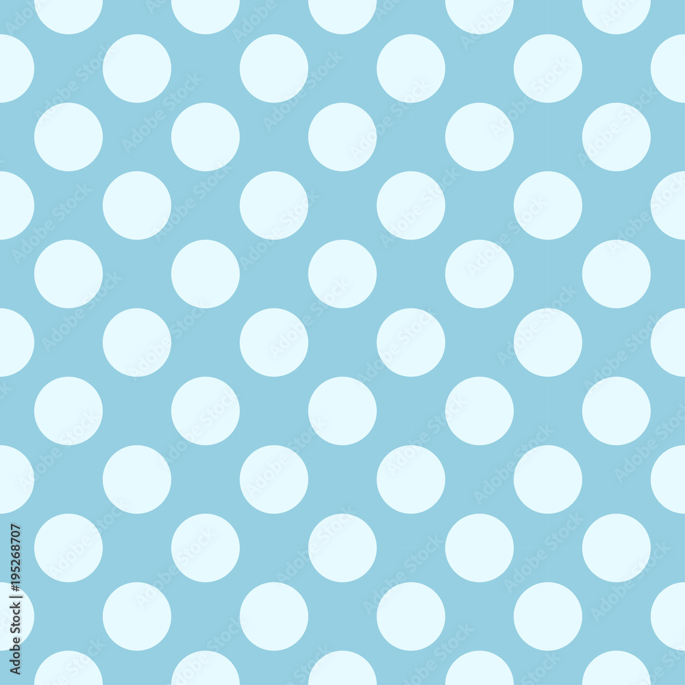 Seamless blue polka dot background pattern Seamless blue polka dot background pattern