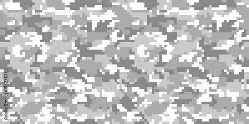 Digital camouflage background. Seamless pattern.Vector. 迷彩パターン