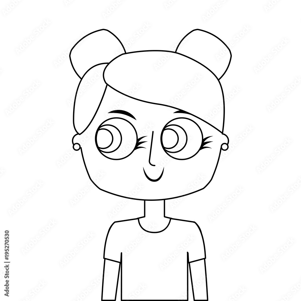 happy cute teen girl daughter cartoon happy cute teen girl daughter cartoon