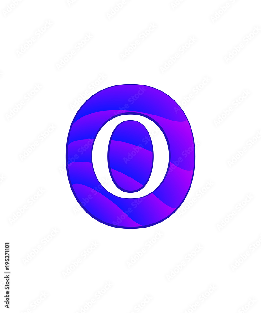 initial letter logo letter o with negative space initial letter logo letter o with negative space