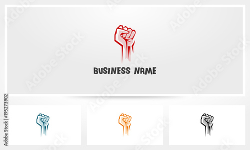 Clenched Fist Fight Logo
