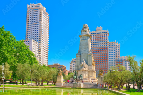 Spain Square (Plaza de Espana) is a large square, a popular tou