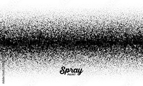 Spray paint splatter pattern
