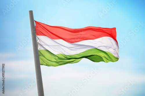 Obraz na plátně Hungarian flag