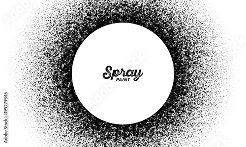 Spray paint splatter pattern