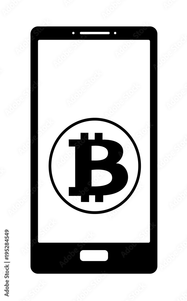 crypto coin bitcoin on a screen phone crypto coin bitcoin on a screen phone