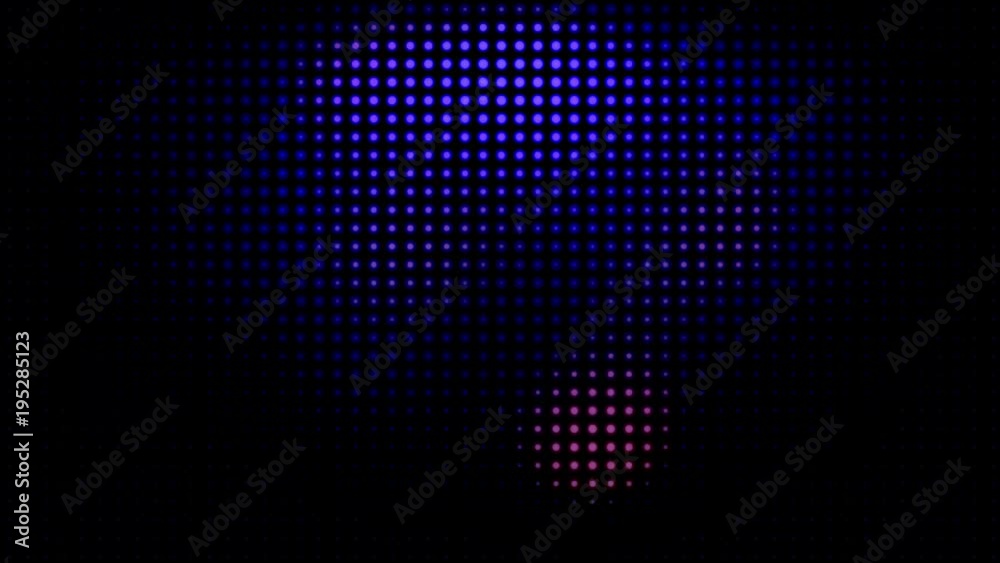 LED screen. Pixel pattern. Vide loop. LED screen. Pixel pattern. Vide loop.