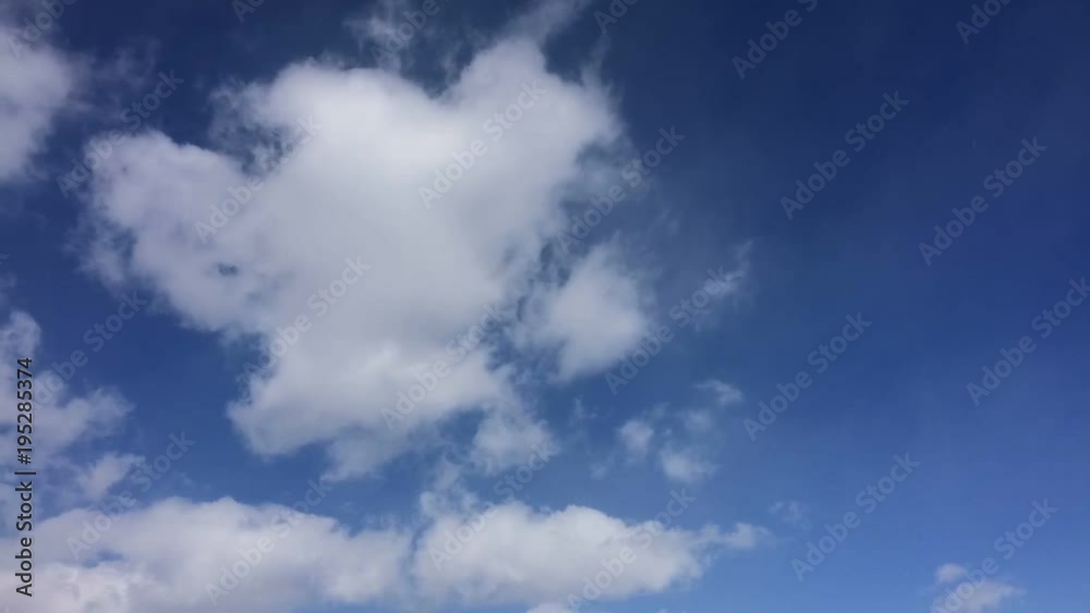 青空と雲　タイムラプス