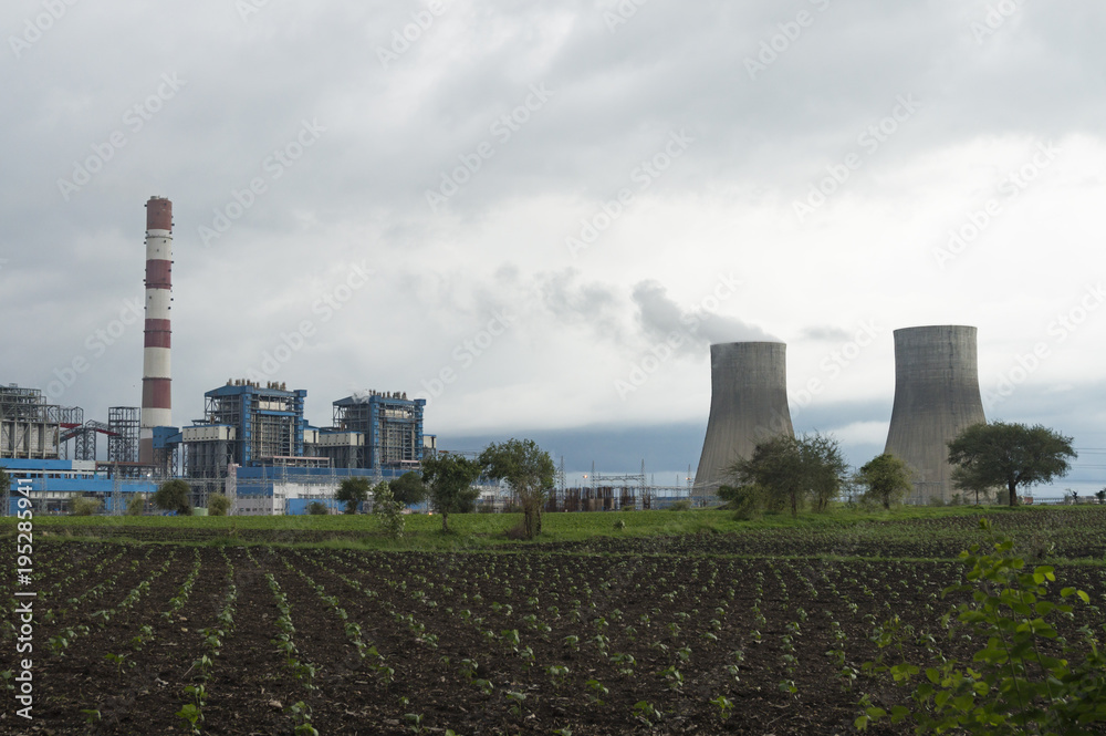 Coal based Supercritical Thermal Power Plant in Agricultural Field