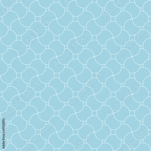 Light blue geometric print. Seamless pattern