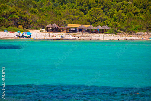 Idyllic turquoise beach Sakarun on Dugi Otok island