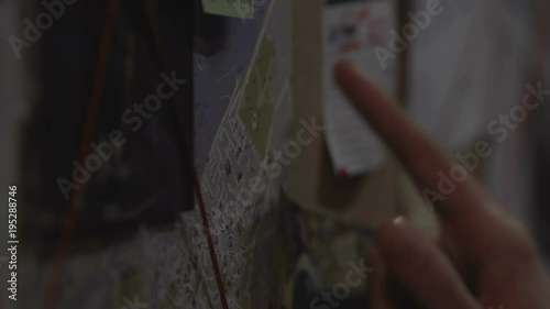 Policeman guessing next crime place using deductive method of investigation