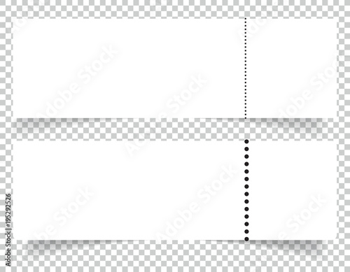 Blank event concert ticket mockup template. Concert, party or festival ticket design template