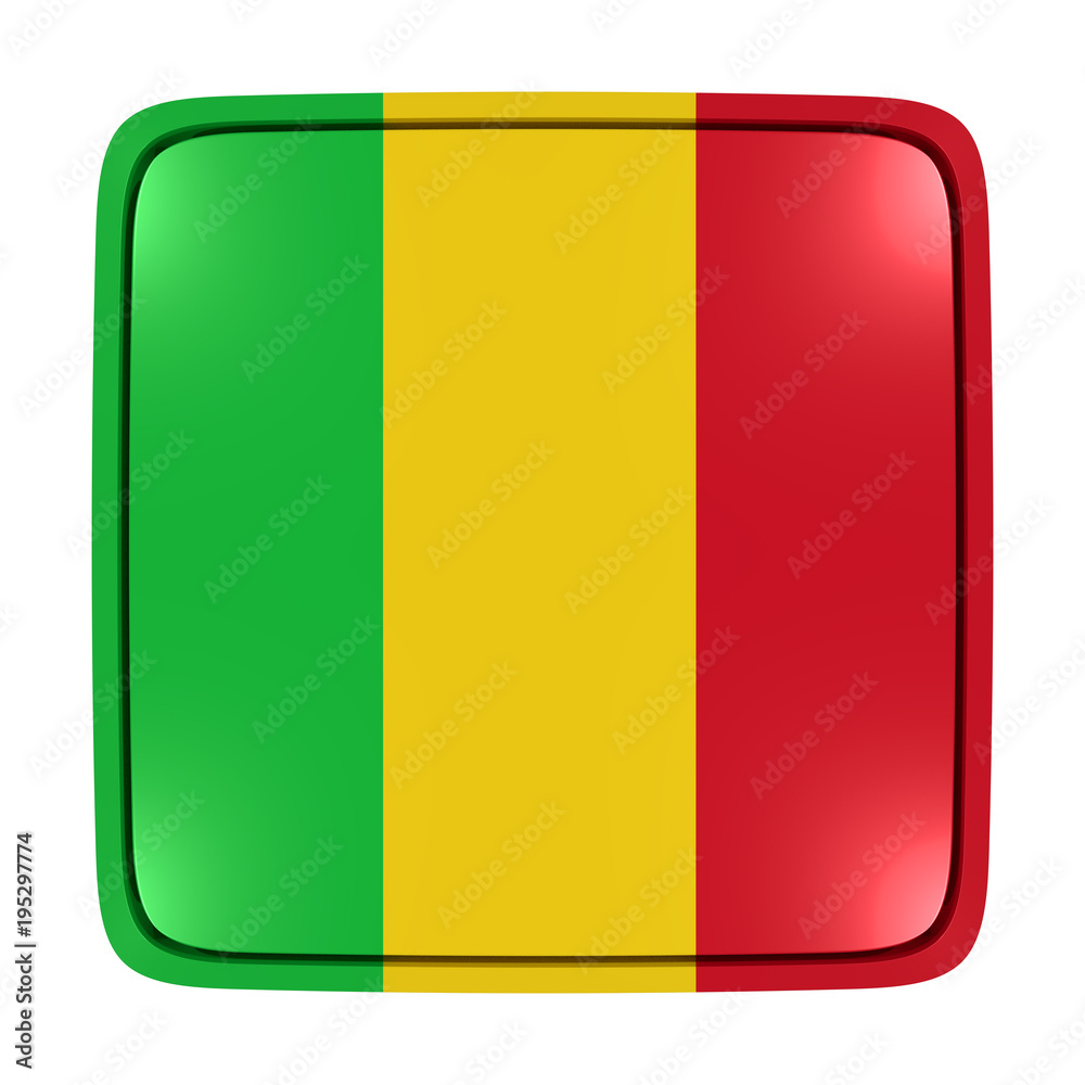 Fototapeta premium Mali flag icon