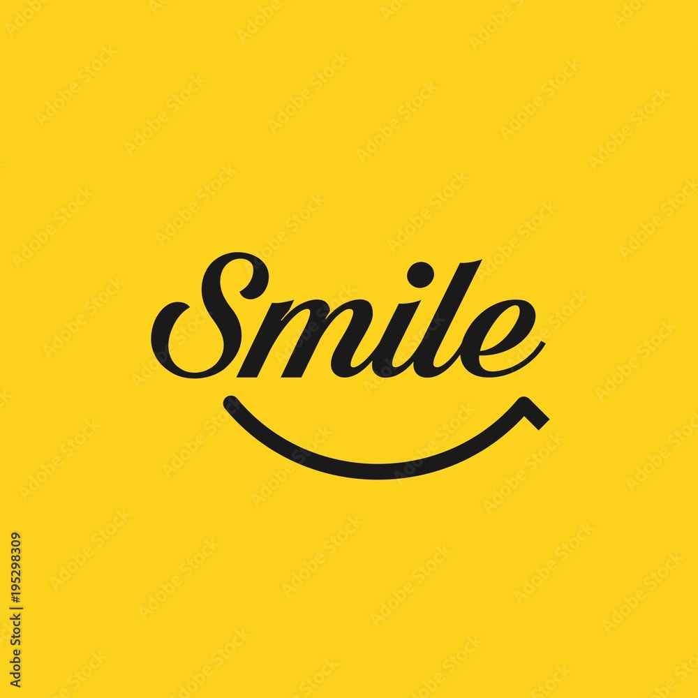 Smile Vector Template Design