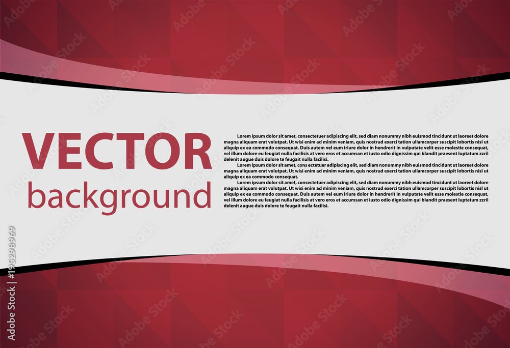 Red abstract texture. Vector background paper art style can be used in cover design, book design, poster, cd cover, flyer, website backgrounds or advertising.