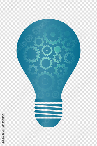 Glühbirne Zahnrad-Muster